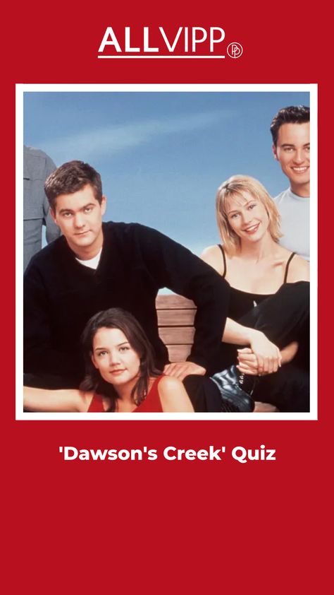 'Dawson's Creek' was the highly addictive series that ignited the careers of many of the main stars. Think you know the "Capeside" characters? Test yourself here!| TV | movies | Dawson's Creek Aesthetic, Katie Holmes Dawsons Creek, Dawsons Creek Season 1, Joey Dawson's Creek, Dawson's Creek Jen, Character Test, Dawsons Creek Filming Locations, Dawson Creek, Dawson's Creek