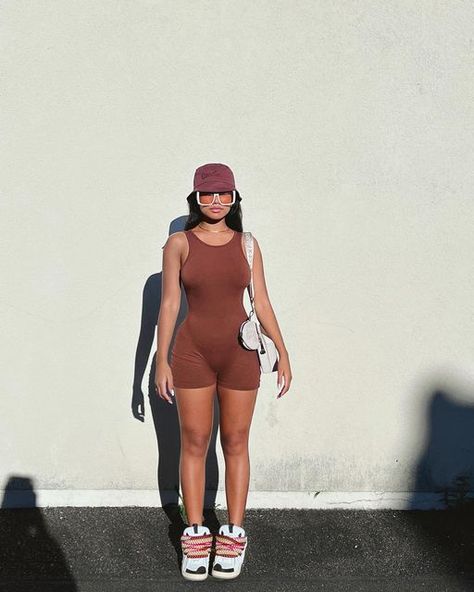 Brown Romper Outfit, Classic Chic Outfits, Hot Day Outfit, Brown Romper, Fashion Teenage Girls, Hi Fashion, Clothing Haul, Cute Lazy Day Outfits, Lazy Day Outfits