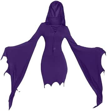 Mingyuezai Women witch dress bat sleeve long dress Halloween gothic costume Halloween Gothic Costume, Scream Costume, Gothic Costume, Sleeve Long Dress, Witch Dress, Halloween Gothic, Bat Sleeve, Costume Shop, Halloween Dress