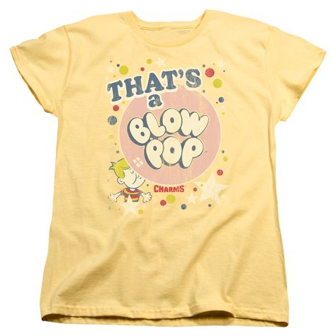 Blow Pop Thats A Blow Pop - Women's T-Shirt Women's T-Shirt Blow Pop Blow Pop, Blow Pops, Banana Man, Tootsie Roll, Pop Bubble, Sleeves (women), Dream Clothes, Bubble Gum, Cute Shirts