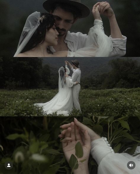 Wedding Photography Fairytale, Witchy Family Photoshoot, Magical Wedding Photos, Fairy Couple Photoshoot, Fairytale Wedding Photos, Ethereal Wedding Photography, Dreamy Wedding Photos, Dark Whimsical Wedding, Ethereal Theme