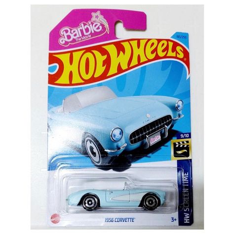 Hot Wheels 1956 Corvette Barbie The Movie 2023 (Blue Version) product code: HKK87-N7C5 - coming soon to wherever you usually buy your Hot… | Instagram Barbie Hot Wheels, Hot Wells Carros, Hot Wheels Real Life, Barbie Car, Hot Wheels Old Cars, Real Hot Wheels Cars, Hot Weels, Hot Wheels Limited Edition, Hot Wheels Cars