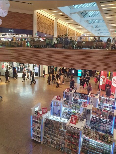 shopping center/ mall, shops, england, pretty, aesthetic, busy, people Pretty Aesthetic, Busy People, Shopping Centre, Shopping Center, Show Me, Off Sale, Dream Big, England, Film