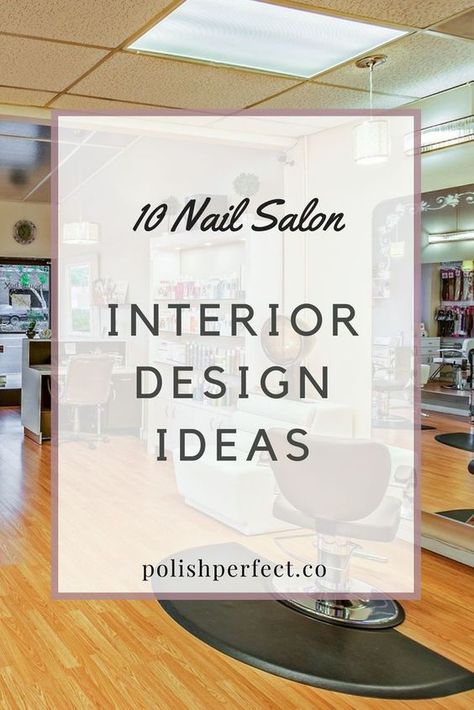 Take a look at these interior design ideas and find the right inspiration for your salon! Small Nail Salon Ideas, Home Nail Salon Ideas Small Spaces, Nail Salon Ideas, Salon Color Schemes, Home Nail Salon Ideas, Modern Nail Salon, Nail Parlour, Salon Interior Design Ideas, Salon Design Ideas