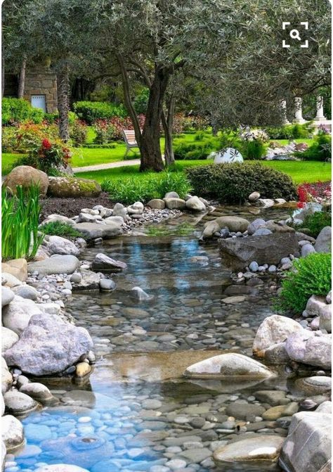 Kolam Air, Garden Landscaping Ideas, Kolam Koi, Backyard Ponds, Pond Landscaping, Backyard Water Feature, Waterfalls Backyard, Pond Design, Water Features In The Garden