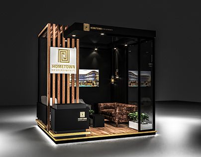 Black Booth Design, Expo Booth Design, Small Booth Design, Booth Design Exhibition, Creative Booths, Small Booth, Event Booth Design, Expo Stand, Stand Feria