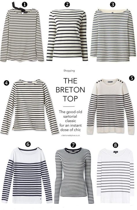 Breton Shirt, Breton Stripe Shirt, Breton Top, Breton Stripes, Gamine Style, French Girl Style, Minimalist Capsule Wardrobe, Stripe Outfits, Fashion Capsule