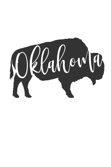 Oklahoma Buffalo SVG by DesignsbySpottedFrog on Etsy Laserpecker Projects, American Graphic Design, Buffalo Svg, Frog Svg, Oklahoma Art, Study Board, Oklahoma Sooners, Oklahoma State, Cricut Creations