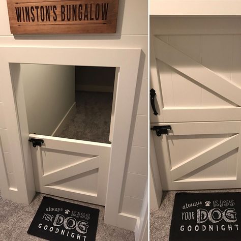 dog room under the stairs diy #dogroomunderthestairsdiy Dog Room Under The Stairs, Room Under The Stairs, Under Stairs Dog House, Dogs Room, Dog Bedroom, Pool Diy, Indoor Dog House, Puppy Room, Dog Spaces