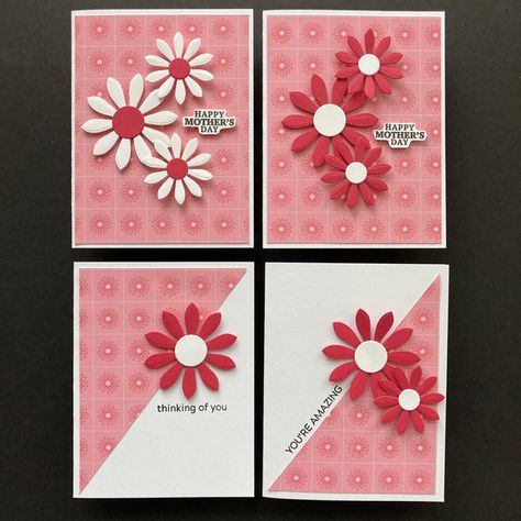 Daisy Delight Stampin' Up, Card Making Templates, One Sheet Wonder, Cardmaking And Papercraft, You're Amazing, Christmas Settings, Card Sketches, Sheet Of Paper, Patterned Paper