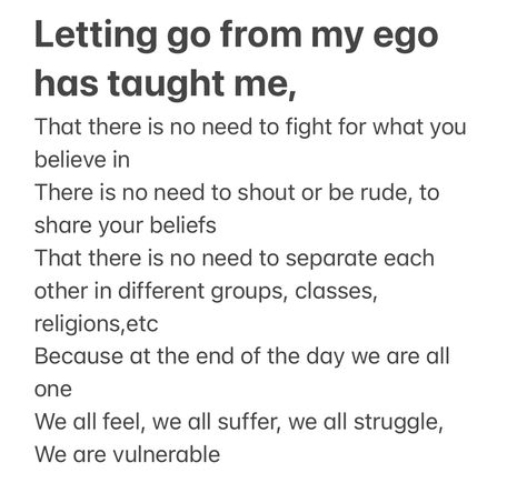 Kill Ego, Ego Work, Alter Ego Aesthetic, Let Go Of Ego, What Is Ego, Ego Vs Soul, No Ego, Mindfulness Journal Prompts, Ego Quotes