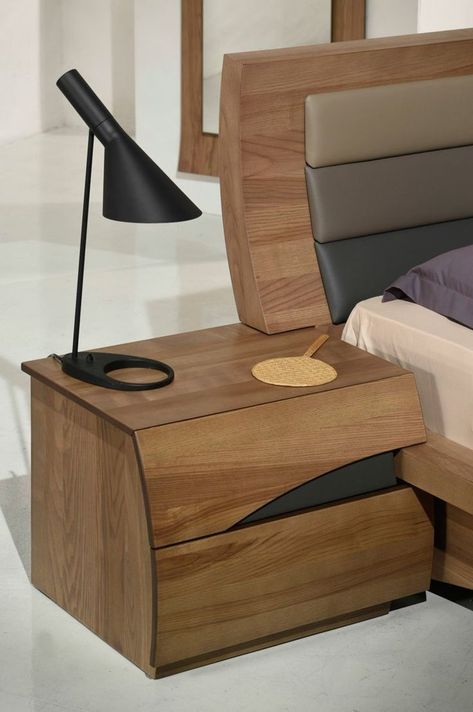 Elevate your surroundings with the allure of natural materials. These woodworking decor projects are bound to spark your creativity and transform your space. Bed Cot Designs, Modern Side Table Bedroom, Room Cool Ideas, Wooden Bed Side Table, Bed Colors, Bed Side Table Design, Modern Bedroom Furniture Sets, Bed Cot, Bed Headboard Design