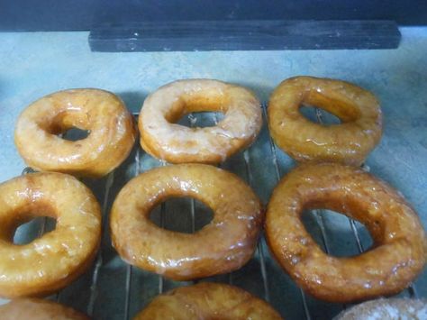 Potato Doughnuts Recipes, Spudnut Donut Recipe, Spudnuts Donut Recipe, Spudnuts Recipe, Hunting Food, Potato Donuts, Homemade Donuts Recipe, Norwegian Food, Donut Recipe