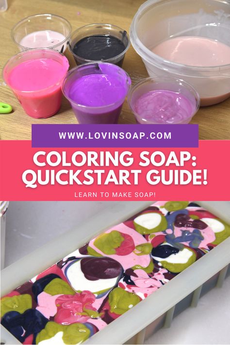 Soap Making For Beginners, Cold Process Soapmaking, Natural Soaps Recipes, Natural Colorants, How To Make Soap, Blue Soap, Cold Process Soap Recipes, Soap Colorants, Make Soap