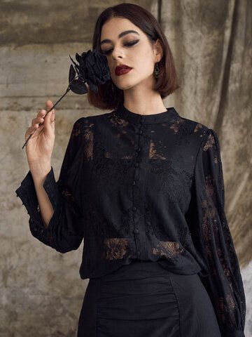 ✨Limited Time Offer✨ Size: S - 2XL . #Vintagefashion #womensfashion #blouse #shirt #laceblouse #laceshirt #halloweenoutfits #blackoutfits #onlineshopping #fallfashion #springfashion #plussizefashion affiliate link Vintage Sleeves, Best Online Clothing Stores, Women's Fashion Set, Chic Fall Outfits, Causal Outfits, Outfit Inspiration Fall, Party Style, Womens Black Dress, Dressy Tops