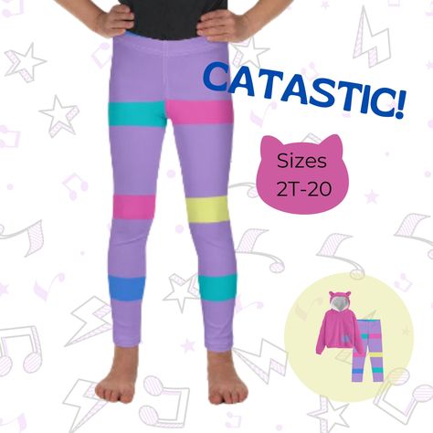 Dj Catnip, Halloween Costume Cat, Dj Cat, Costume Birthday Party, Dollhouse Halloween, Cat Music, Cat Leggings, Cat Halloween Costume, Dress Up Day