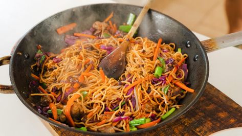 Ginger Beef Noodles | Andy's East Coast Kitchen East Coast Kitchen Recipes, Andys East Coast Kitchen, Andy's East Coast Kitchen Recipes, Andy’s East Coast Kitchen, East Coast Kitchen, Dinner Ideas Family, Coast Kitchen, Fast Easy Dinner, Beef Stir Fry Recipes