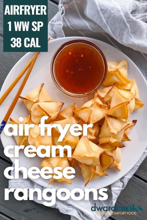 Dwards Cooks, Airfryer Japanese Recipes, Cheese Rangoon Recipe, Air Fryer Cream Cheese, Cheese Rangoons, Cream Cheese Rangoon, Dinner Recipes Air Fryer, Cheese Rangoon, Cream Cheese Rangoons