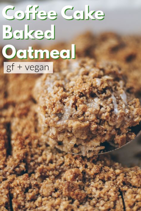 Oatmeal Vegan Recipes, Baked Overnight Oats Recipe, Low Calorie Oatmeal Bake, Winter Baked Oatmeal, Small Batch Baked Oatmeal, Vegan Baked Oatmeal Recipes, Easy Baked Oatmeal Recipes, Coffee Cake Baked Oatmeal, Oatmeal Cobbler