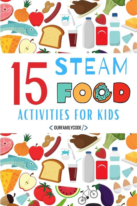 These 15 STEAM food activities offer great hands-on learning opportunities for kids of all ages! #foodscience #STEMed #STEM #homeschool #teachingkids Social Emotional Development Activities, Emotional Development Activities, Math Art Activities, Unplugged Coding Activities, Steam Food, Steam Ideas, Social Skills For Kids, Social Emotional Activities, Steam Learning