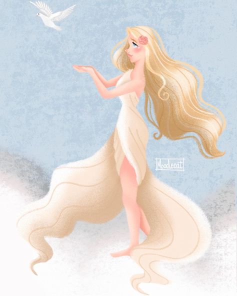 Aphrodite Cartoon, Aphrodite Drawing, Lady Aphrodite, Aphrodite Art, Aphrodite Aesthetic, Greek God, Day 6, Greek Goddess, Greek Gods