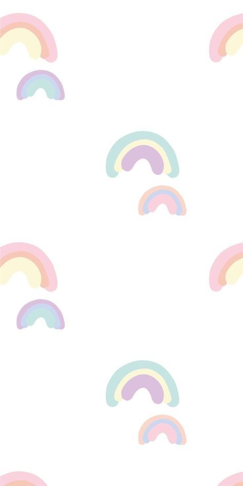 Cute Rainbow Wallpaper, Desain Buklet, Cute Blue Wallpaper, Easter Wallpaper, Baby Wallpaper, Floral Wallpaper Phone, Cute Pastel Wallpaper, Cute Rainbow, Rainbow Wallpaper