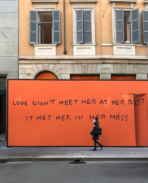 PLASTIK on Instagram: “street art/intervention by @pietro.terzini #hermes” Art Intervention, Hermes Store, Graffiti Artwork, Love Is, Happy Words, Fashion Industry, Endless Summer, Images Gif, Pretty Words