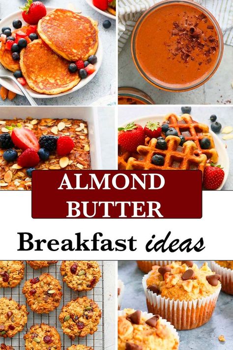 Almond Butter Pancakes, Almond Butter Recipe Breakfast, Butter Pancakes, Healthy Low Carb Snacks, Almond Butter Recipes, Almond Butter Cookies, Sweet Breakfast Treats, Fudge Recipes Easy, Eggless Baking