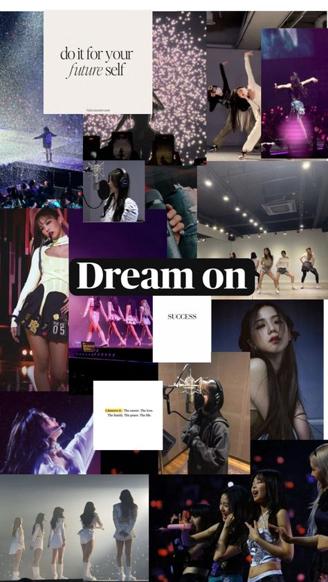 Vision Board Success, Dance Motivation, Dance Wallpaper, Dancer Lifestyle, Vision Book, Korea Wallpaper, Career Vision Board, Dream Motivation, Dance Dreams