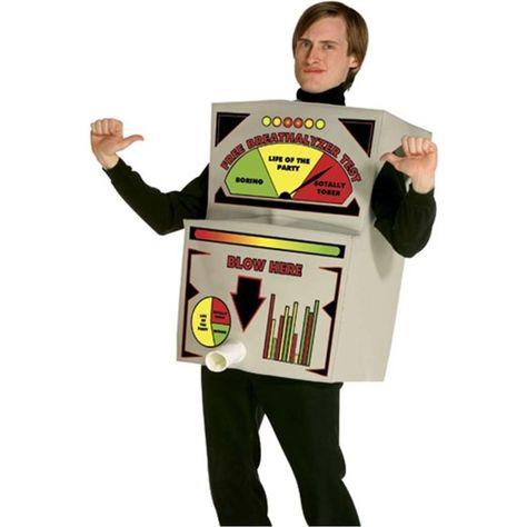 Breathalyzer Costume Adult Costume  One Size ** Want extra details? Click the photo. (This is an affiliate link). #halloweencostumesformen Funny Guy Halloween Costumes, Breathalyzer Costume, Bad Halloween Costumes, Funny Adult Costumes, Halloween Express, Funny Costumes, Mens Halloween Costumes, Adult Halloween Costumes, Funny Halloween Costumes