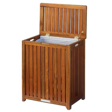 Oceanstar Solid Wood Spa Hamper : Target Wooden Laundry Hamper, Wood Hamper, Wood Laundry Hamper, Wood Spa, Spa Style, Clothes Hamper, Storage House, Space Furniture, Laundry Hamper