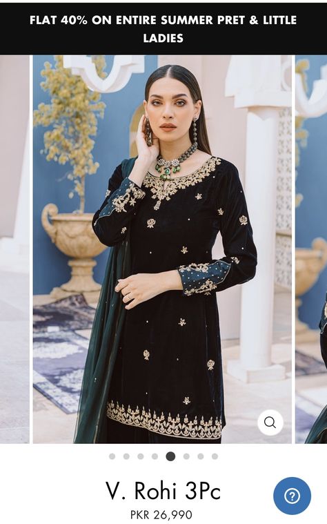 Punjabi Suits Designer Boutique, Dress Designing, Velvet Dress Designs, Frock Patterns, Velvet Suit, Sleeves Designs For Dresses, Designer Boutique, Bridal Dress Design, Designer Dresses Casual