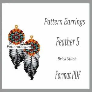 OlegiraBeadPatterns – Crealandia Beading Earrings, Seed Bead Crafts, Bead Loom Designs, Earrings Bead, Pen Pattern, String Art Patterns, Brick Stitch Pattern, Beaded Cross, Beaded Earrings Patterns