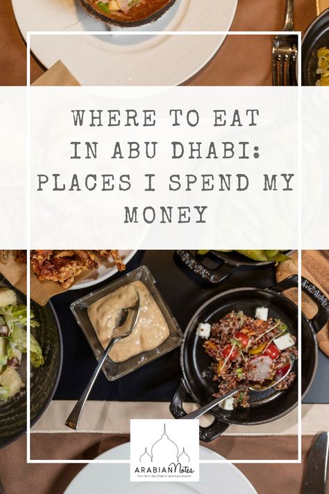 Abu Dhabi Restaurants, Abu Dhabi Food, Abu Dhabi Travel, Vegetarian Restaurant, Top Restaurants, My Money, Food Tours, Best Places To Eat, Arab Emirates