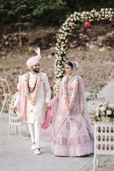 Bride Groom Outfits Indian Wedding, Haldi Outfit Ideas For Groom, Groom Outfits Indian, Bride And Groom Wedding Outfit, Rishikesh Wedding, Indian Beach Wedding, Groom Indian Wedding Outfits, Haldi Outfit For Bride, Manifestation List