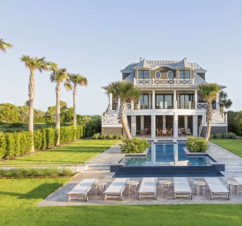 Isle of Palms Oasis — Herlong Architects | Architecture + Interior Design Herlong Architects, Low Country Homes Plans, Low Country Homes, Isle Of Palms, Residential Architect, Interior Work, Island House, Country House Plans, Backyard Patio Designs