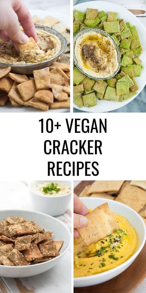 Easy Vegan Crackers Recipes - the perfect snack for parties! | ElephantasticVegan.com #vegan #crackers #snacks #partyfood Veggie Crackers, Best Vegan Snacks, Healthy Crackers, Breakfast Recipes Kids, Halloween Food Appetizers, Easy Keto Meal Plan, Vegan Party, Homemade Crackers, Healthy Vegan Snacks