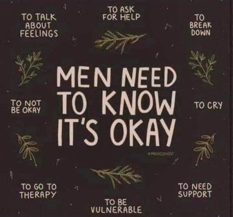 Trenika Nichole Men Cry, Jesus Wept, Mental Health Month, Hard Truth, Real Men, It's Okay, Feeling Down, Inner Strength, Emotional Health