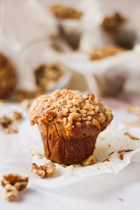 One Bowl Jumbo Banana Nut Muffins – Eye Doc Bakes Jumbo Banana Nut Muffins, Sour Cream Banana Muffins, Jumbo Muffin Recipes, Banana Walnut Muffins, Carb Cravings, Nut Muffins, Banana Muffin, Walnut Muffins, Jumbo Muffins