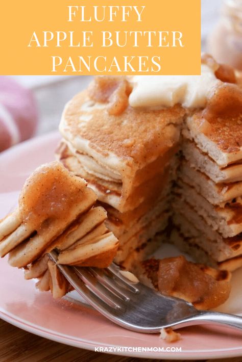 Butter Pancake Recipe, Butter Pancakes, Apple Butter Recipe, Homemade Apple Butter, Delicious Breakfast, Apple Butter, Butter Recipe, Savoury Cake, Pancake Recipe