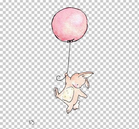 Cartoon Balloons, Rabbit Balloon, Balloons Illustration, Balloon Drawing, White Rabbit Tattoo, Clipart Animals, Holding Balloons, Balloon Template, Baby Print Art