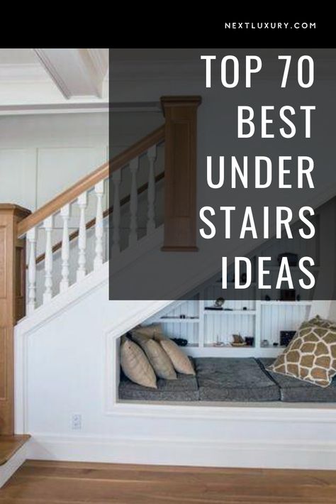 Best Use Of Space Under Stairs, Interior Under Stairs Ideas, Cool Under The Stairs Ideas, Wood Themed House, Understairs Ideas Living Room, Under The Staircase Design, Under Staircase Office Ideas, Opening Under Staircase, Rooms Under Stairs Ideas