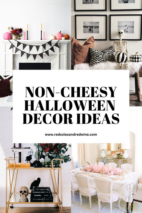 Tasteful Halloween decor that won't sacrificing style or sophistication. Affordable non-cheesy halloween decor finds and inspiration Wine Outfit, Fashion Women Outfits, Birthday Party Boy, Party Boy, Halloween Decor Ideas, Farmhouse Holiday, Street Fashion Photography, Red Sole, Holiday Inspiration