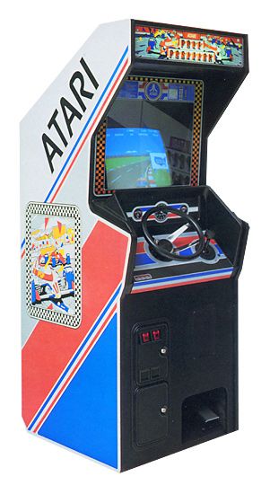 Pole Position Arcade Game - (1983) -  #oldschool #arcade #retrogaming Arcade Motorcycle, Arcade Games Aesthetic, Video Game Cabinet, Atari Video Games, Racing Video, Retro Arcade Machine, Games Aesthetic, Vintage Arcade, Retro Arcade Games