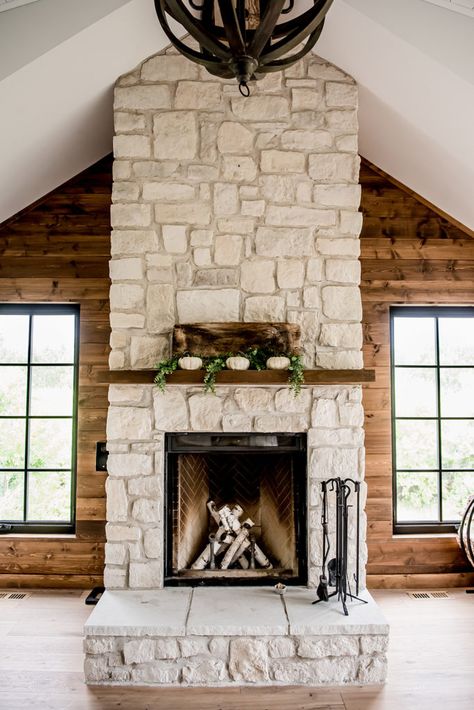 Versetta Stone, Austin Stone, Eldorado Stone, Screened Porch Designs, Maple Floors, Faux Fireplace, Porch Design, Home Additions, Brick Fireplace