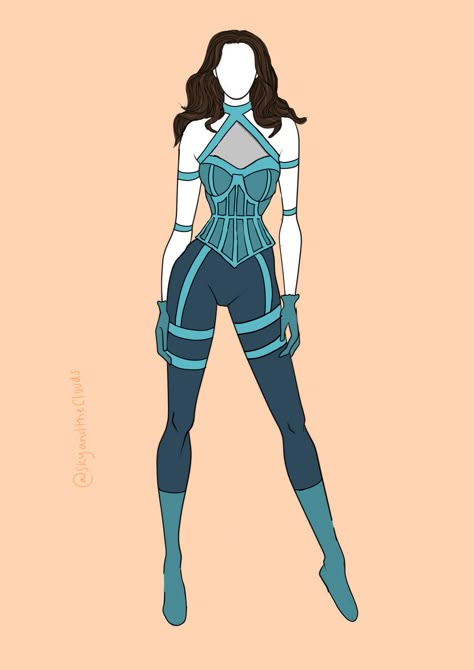 Elemental Superhero Suit, Ice Superhero Suit, Super Suits Female, Fire Superhero Suit Design Female, Water Superhero Outfit, Super Suits Female Design, Fire Superhero Suit, Super Hero Suits Designs Female, Superhero Outfits Design Female