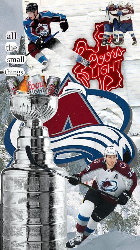 Created by katherineannemc on Shuffles Colorado Avalanche Wallpaper, Avalanche Hockey, Colorado Avalanche Hockey, 2023 Mood, All The Small Things, Hockey Stuff, Colorado Avalanche, Coors Light, Ballet Dancers