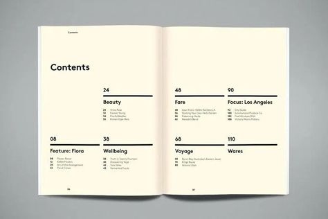 List Of Contents Design, Magazine Table Of Contents Design, Contents Page Layout, Table Of Contents Design Layout, Contents Page Design, Catalog Design Inspiration, Table Of Contents Design, Book Layout Design, Design Layout Ideas