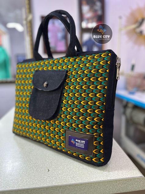 For your quality ankara laptop bags, thr best place is BLUE CITY in Ghana. We do wholesale and bull orders. Worldwide delivery is assured. Send us a WhatsApp message via +233240926564 Ankara Laptop Bags, Afro Accessories, Fabric Bag Design, Souvenir Bags, African Fabric Accessories, Conference Bags, Ankara Bags, Traveling Bag, Handbag Sewing Patterns