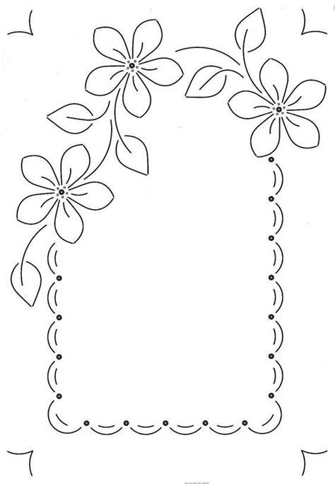 Mano Dibujos De Flores Para Bordar Blusas | Patrones De Flower Quilting Patterns, Cute Coloring Page, Satin Stitch Embroidery, Kraf Kertas, Colorful Borders Design, Page Borders Design, Flower Drawing Design, Parchment Craft, Floral Border Design